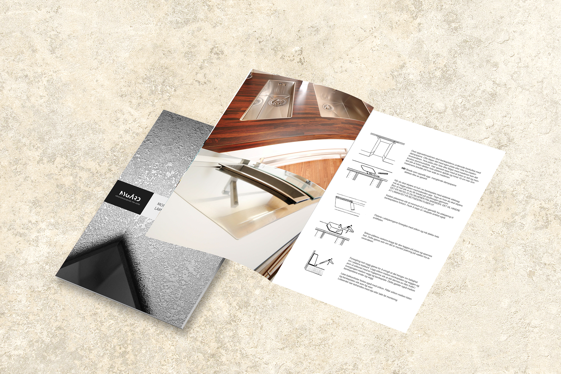 Open,Magazine,With,A,Glued,Binding.,Vertical,A4,Format.,3d